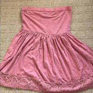 Superdry strapless mini dress